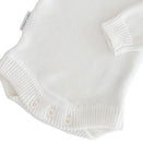 Ziggy Lou Heirloom Knit Romper - Milk