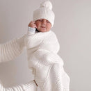 Ziggy Lou Knit Blanket - Milk