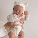 Ziggy Lou Knit Bonnet - Honey Bear