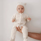 Ziggy Lou Knit Bonnet - Honey Bear