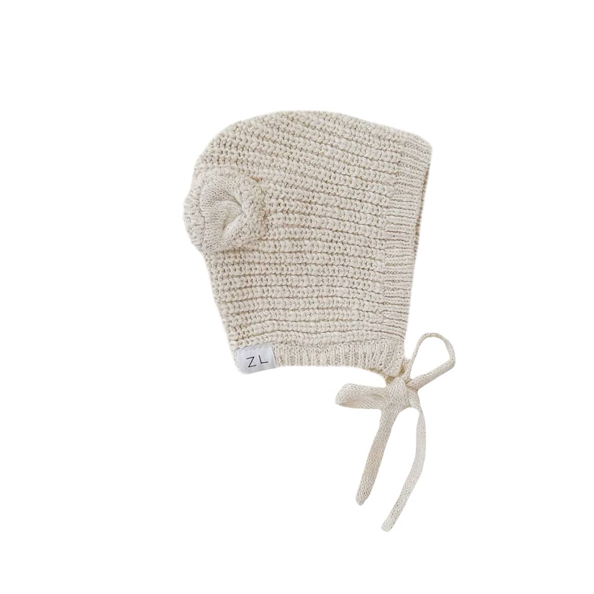 Ziggy Lou Knit Bonnet - Honey Bear