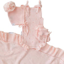 Ziggy Lou Knitted Blanket - Primrose Frill