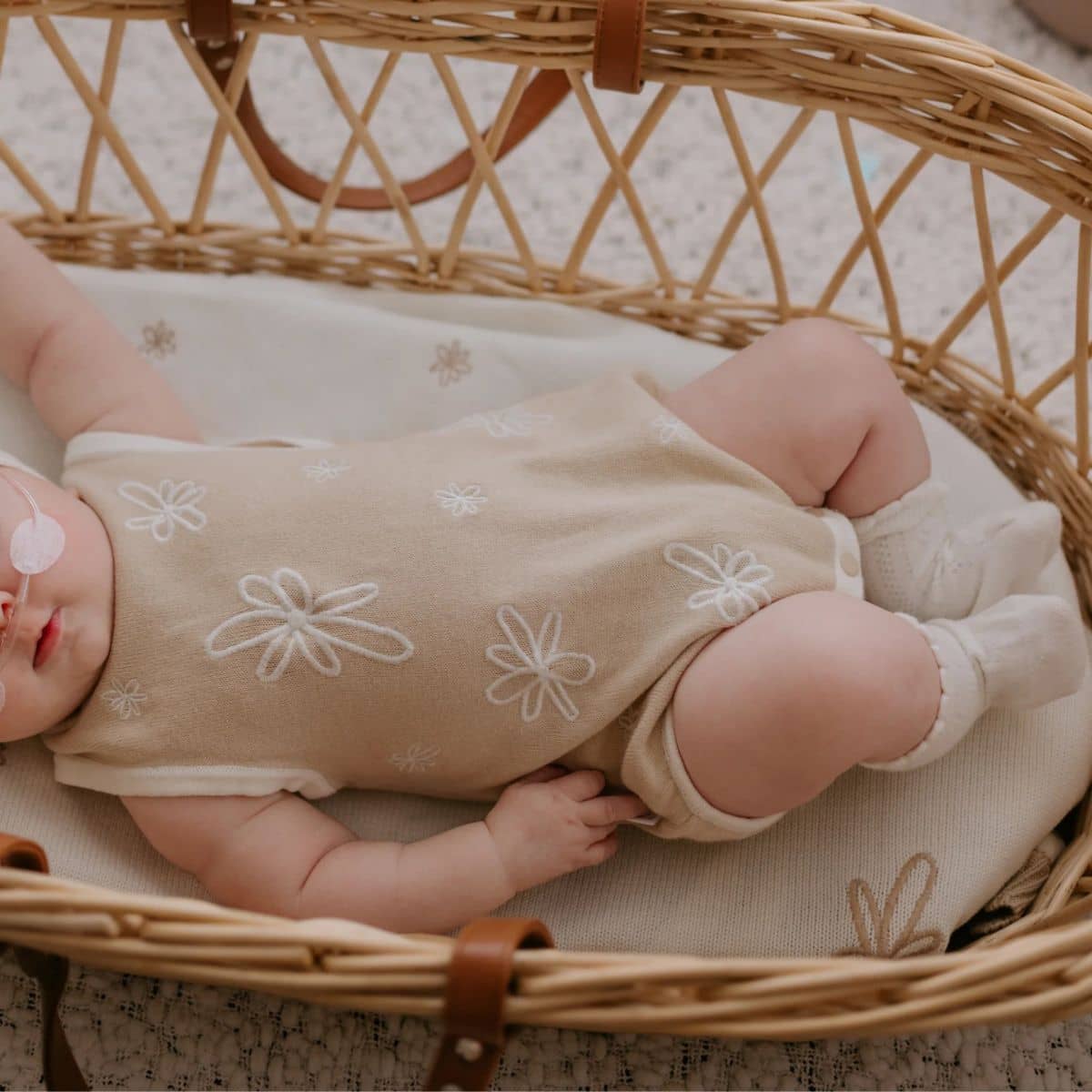Ziggy Lou Summer Bubble Romper - Gia Latte