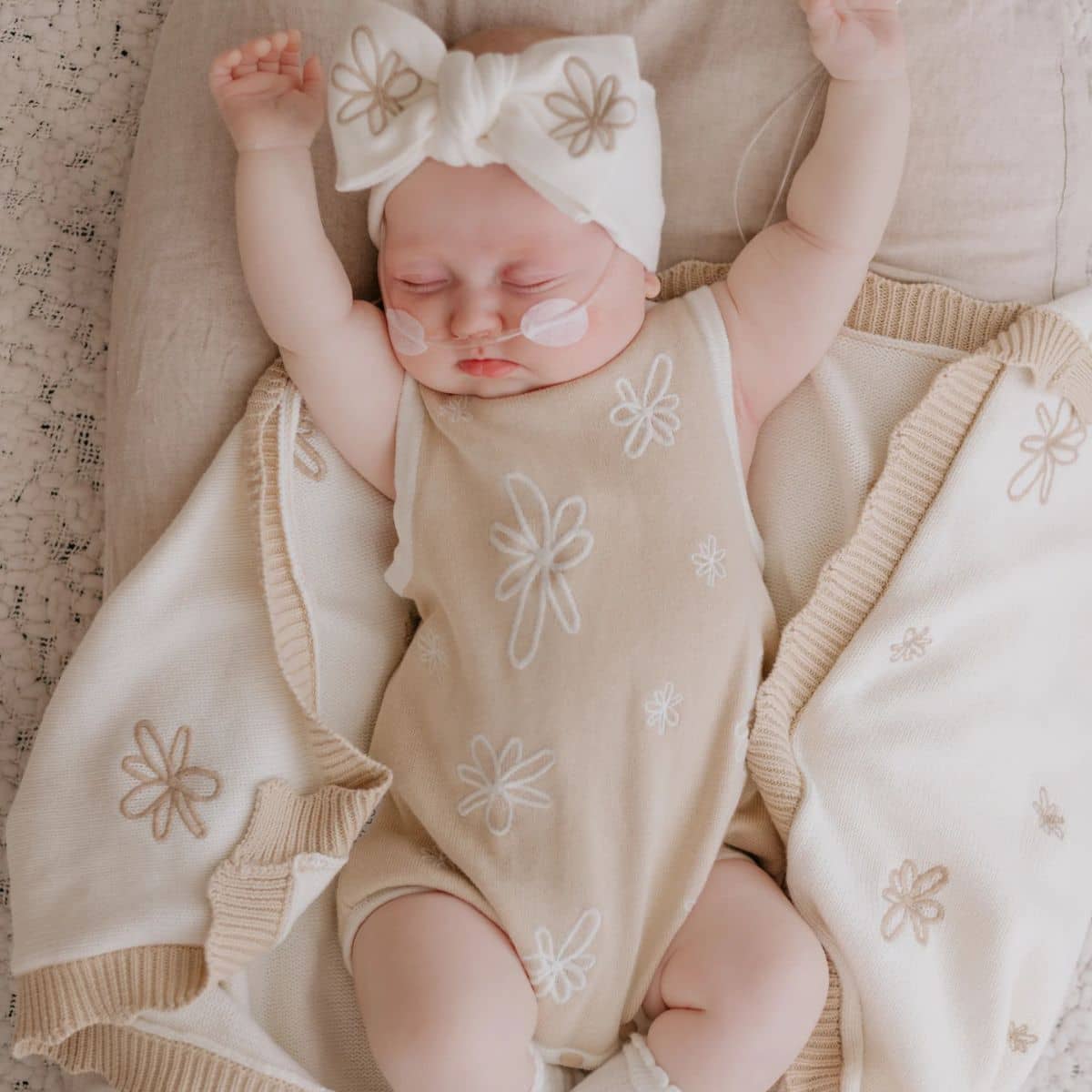 Ziggy Lou Summer Bubble Romper - Gia Latte