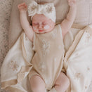 Ziggy Lou Summer Bubble Romper - Gia Latte