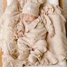 Ziggy Lou Knitted Blanket - Shell Frill