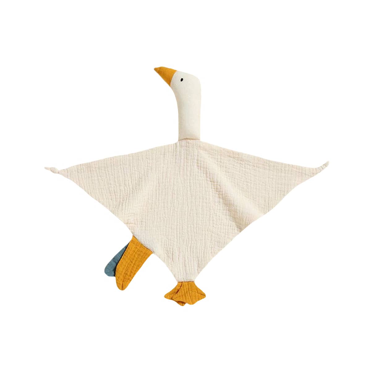 Zoe Sage Baby Goose Security Comforter - Parchment
