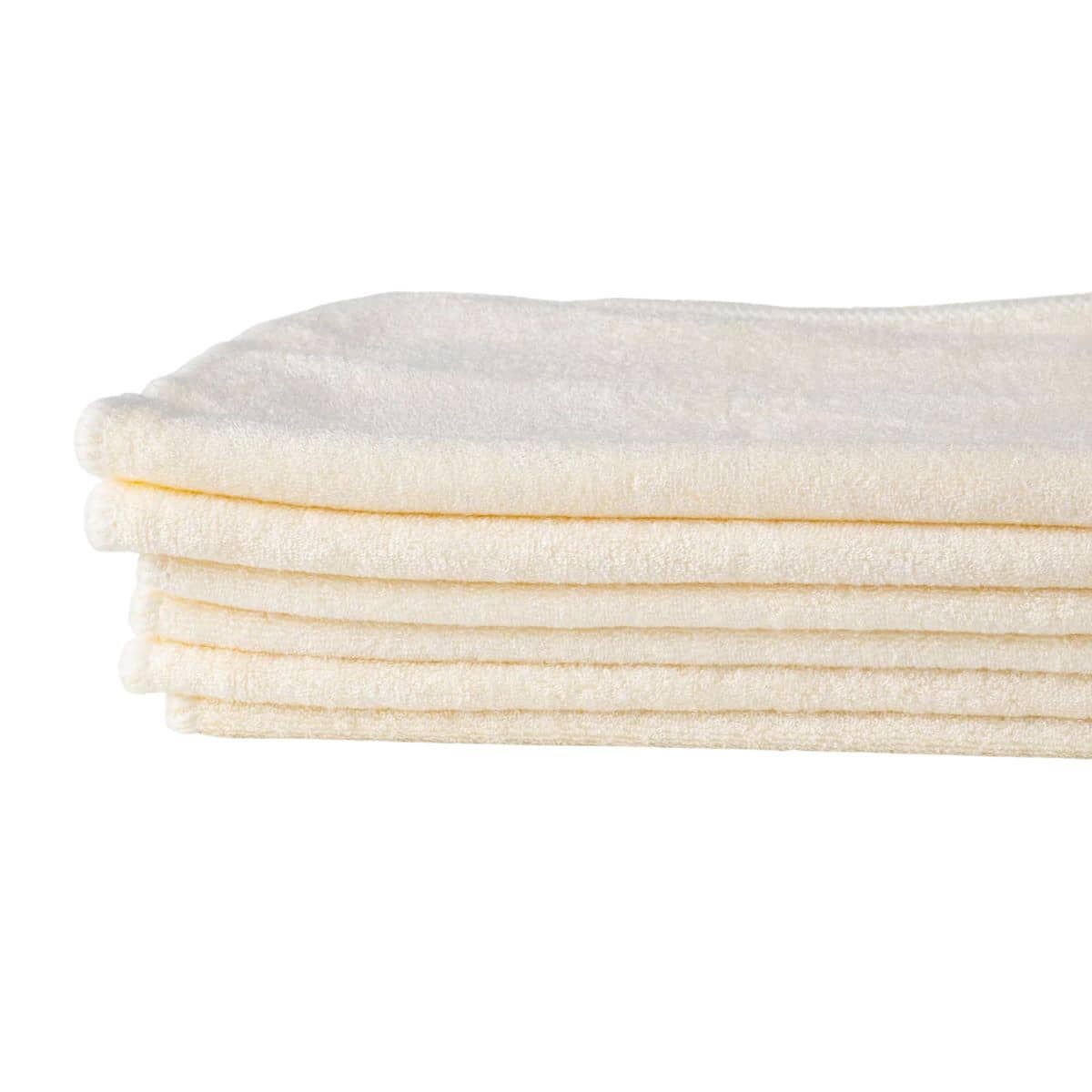 Zoe Sage Bamboo Wash Cloths - White