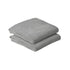 Zoe Sage Cotton Classic Knit Baby Blanket - Dove Grey