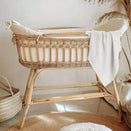 Zoe Sage Cotton Classic Knit Baby Blanket - Milk