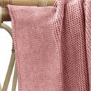 Zoe Sage Cotton Classic Knit Baby Blanket - Plum