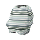 Zoe Sage Five-in-One Multi Use Nursing Mama Cover - Green Stripes