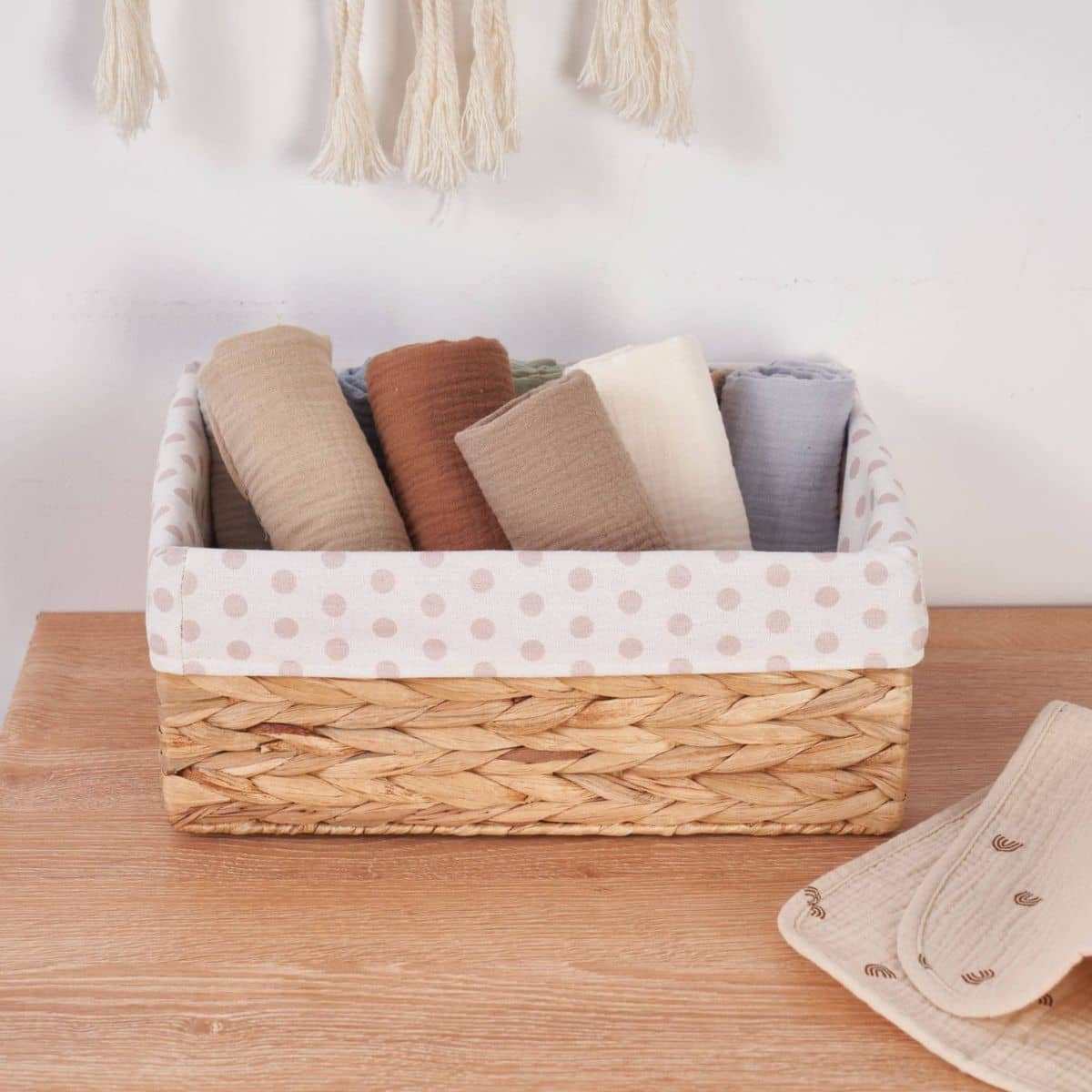 Zoe Sage Organic Muslin Burp Cloths - Dusty Dunes