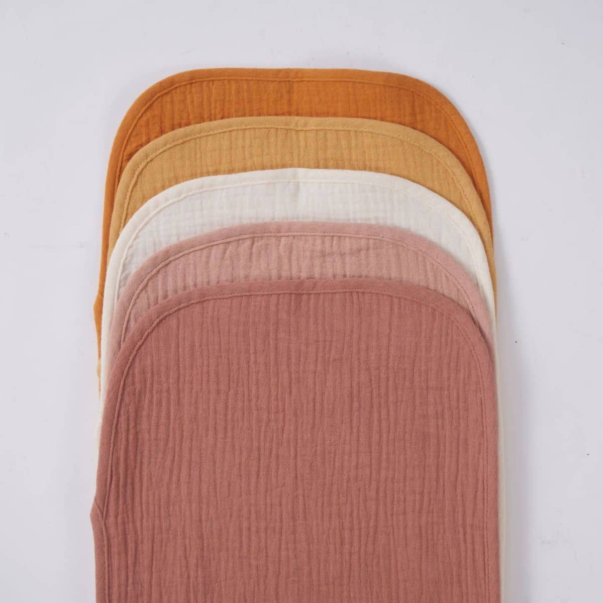 Zoe Sage Organic Muslin Burp Cloths - Golden Harvest