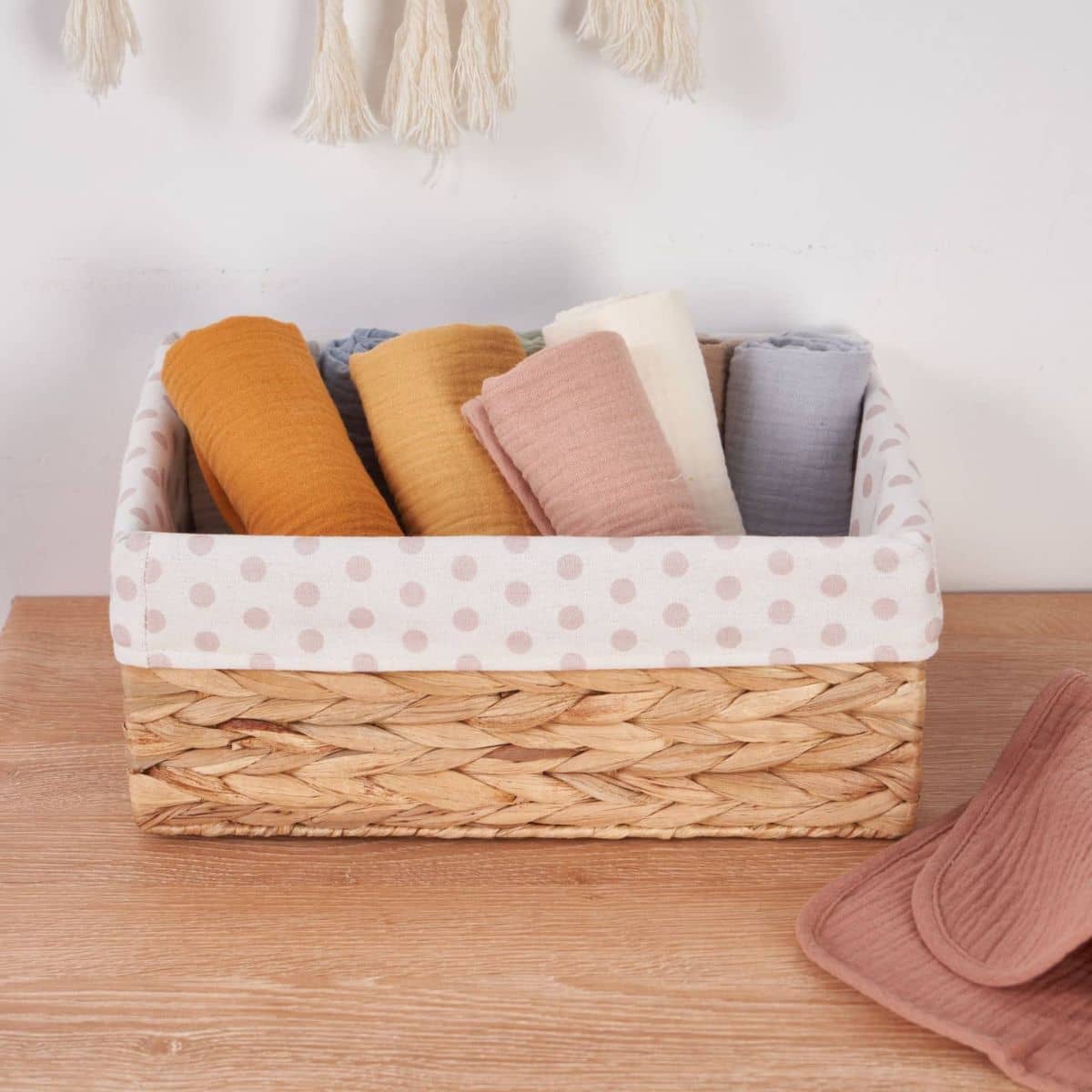 Zoe Sage Organic Muslin Burp Cloths - Golden Harvest