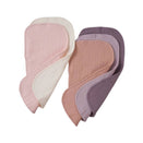 Zoe Sage Organic Muslin Burp Cloths - Lavender Blush