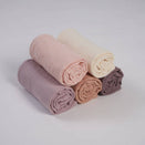 Zoe Sage Organic Muslin Burp Cloths - Lavender Blush