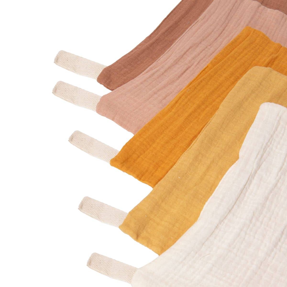 Zoe Sage Organic Muslin Wash Cloths - Golden Harvest
