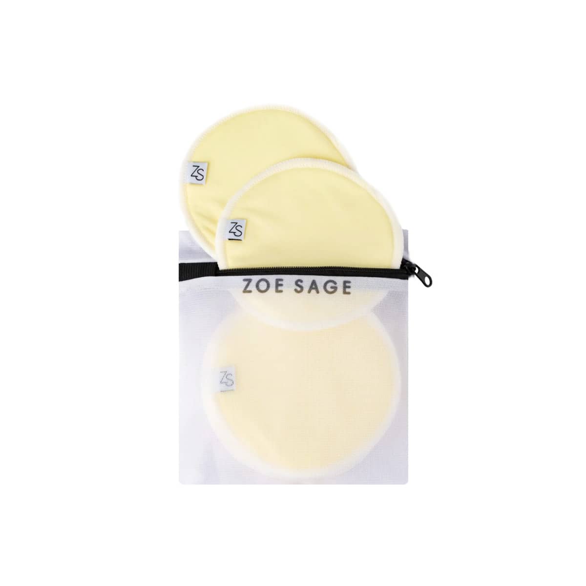 Zoe Sage Washable Bamboo Nursing Pads - Cape Honey