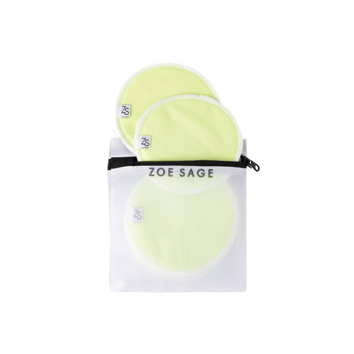 Zoe Sage Washable Bamboo Nursing Pads - Green Mist