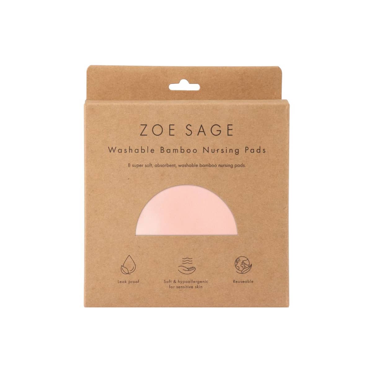 Zoe Sage Washable Bamboo Nursing Pads - Tuscany