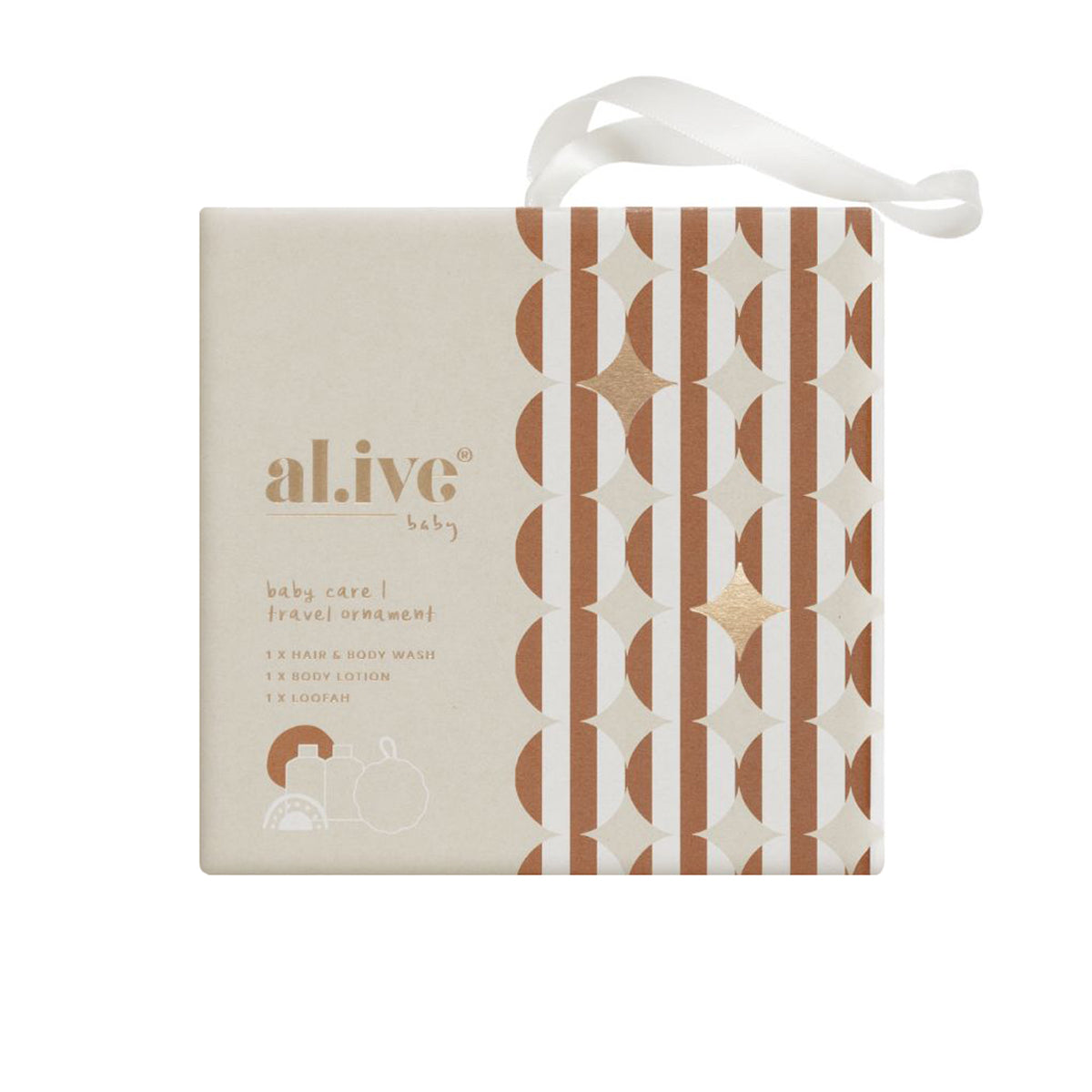 al.ive body Baby Care Travel Ornament - Calming Oatmeal