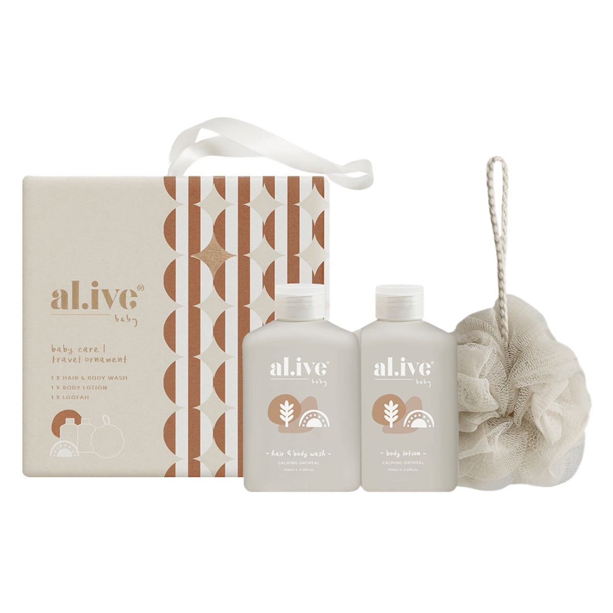 al.ive body Baby Care Travel Ornament - Calming Oatmeal