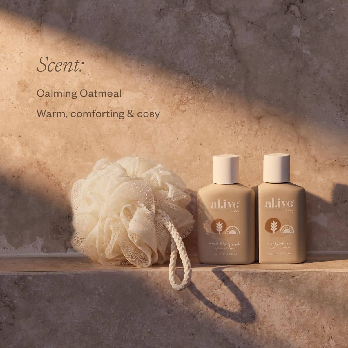 al.ive body Baby Care Travel Ornament - Calming Oatmeal