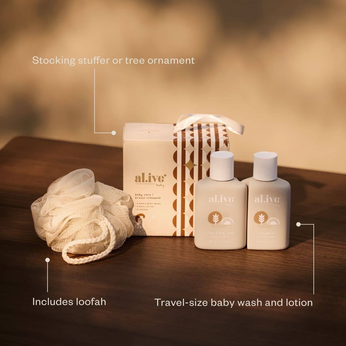 al.ive body Baby Care Travel Ornament - Calming Oatmeal