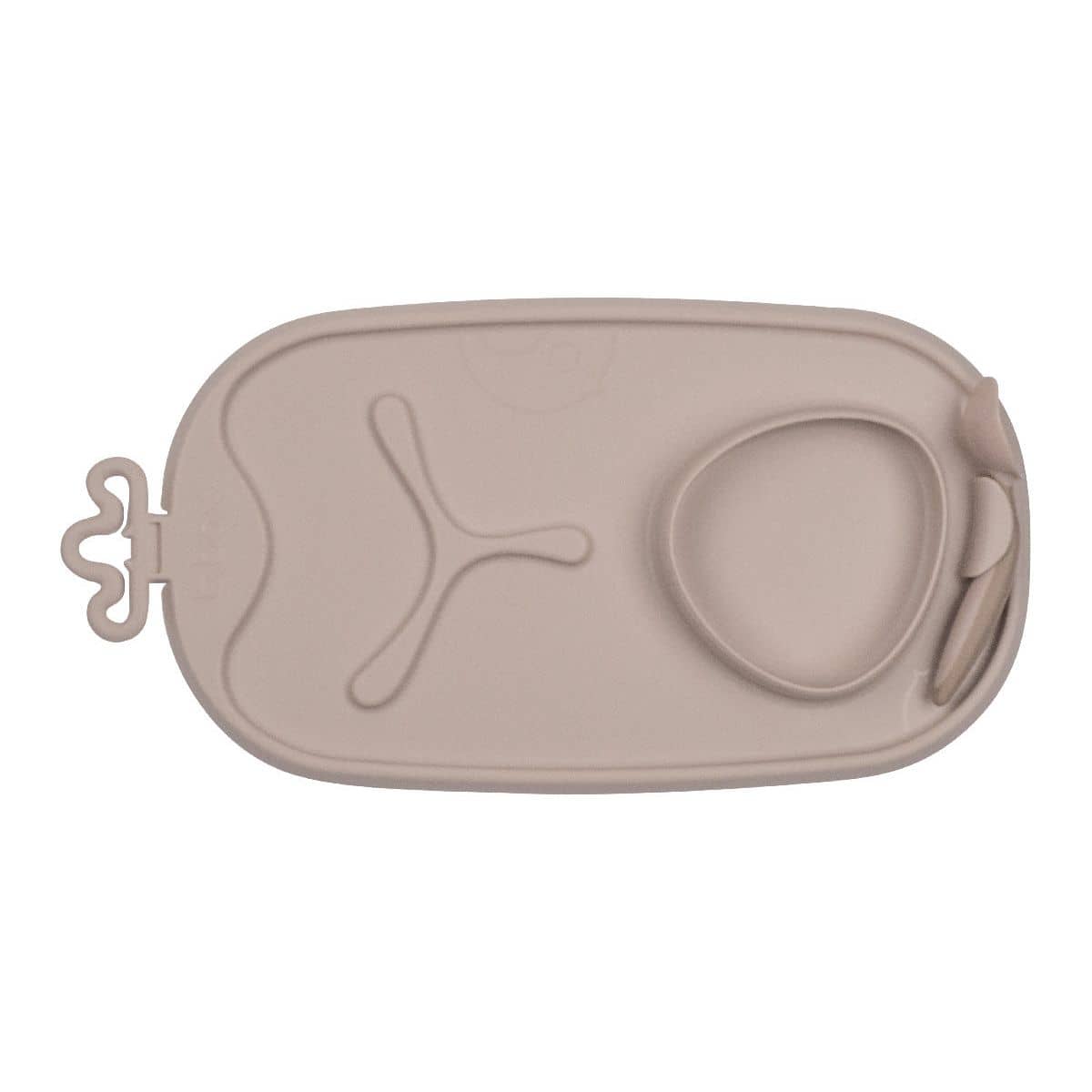 b.box Roll + Go Mealtime Mat - Latte