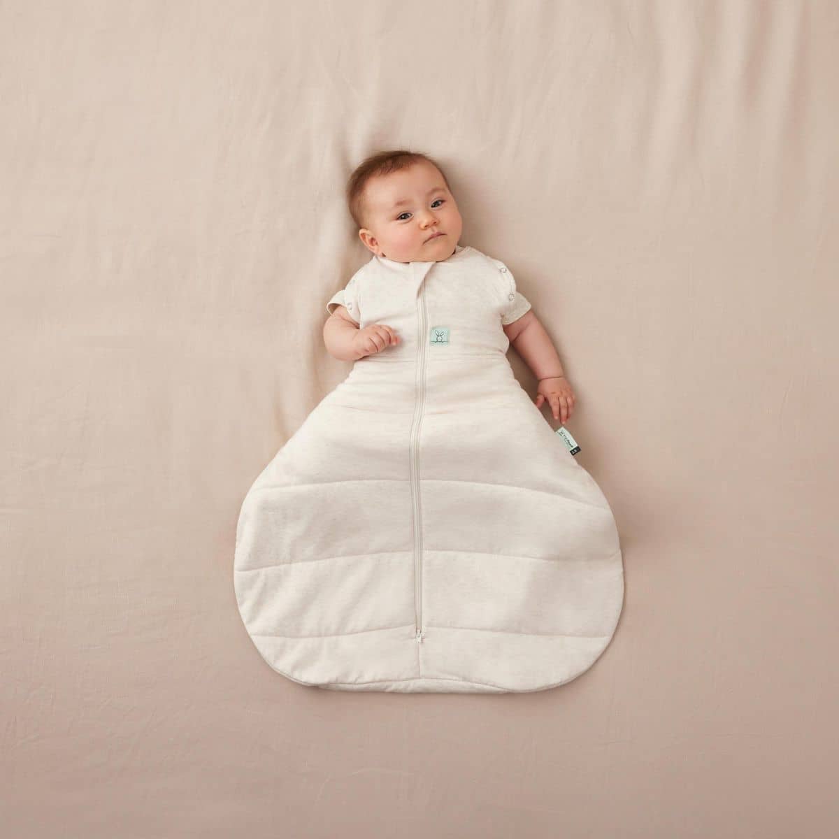ergoPouch Hip Harness Cocoon Swaddle Bag 3.5 TOG - Oatmeal Marle