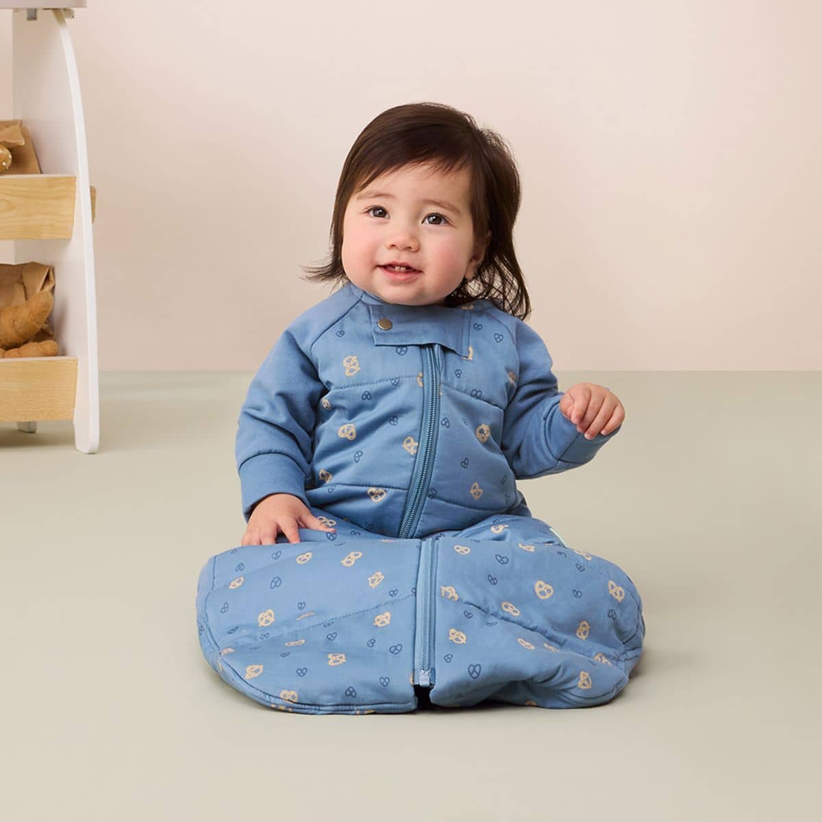 ergoPouch Sleep Suit Bag 2.5 TOG - Petite Pretzel