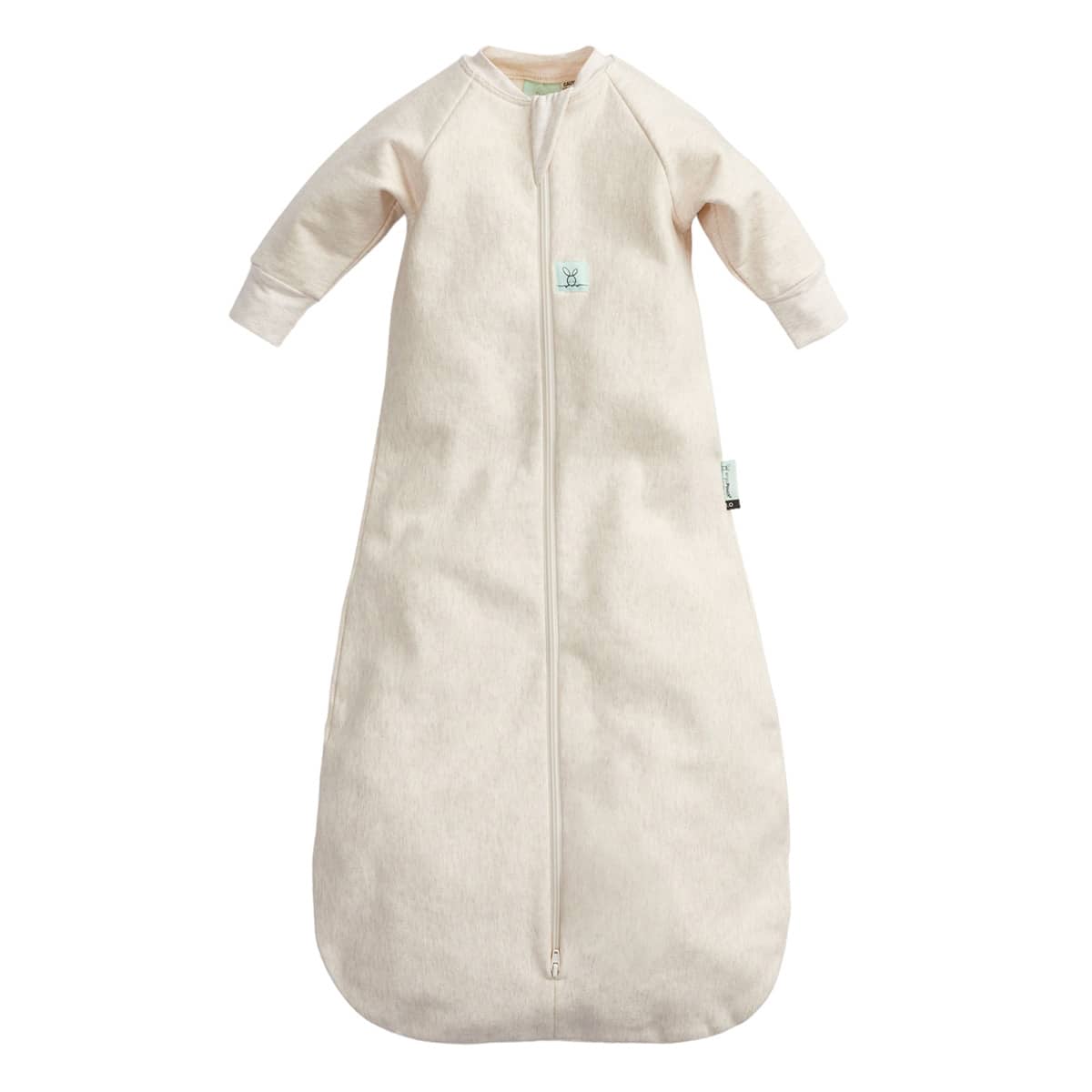 ergoPouch Sleeping Bag 1.0 TOG with Sleeves - Oatmeal Marle