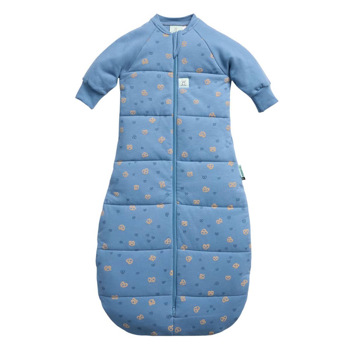ergoPouch Sleeping Bag 3.5 TOG with Sleeves - Petite Pretzel