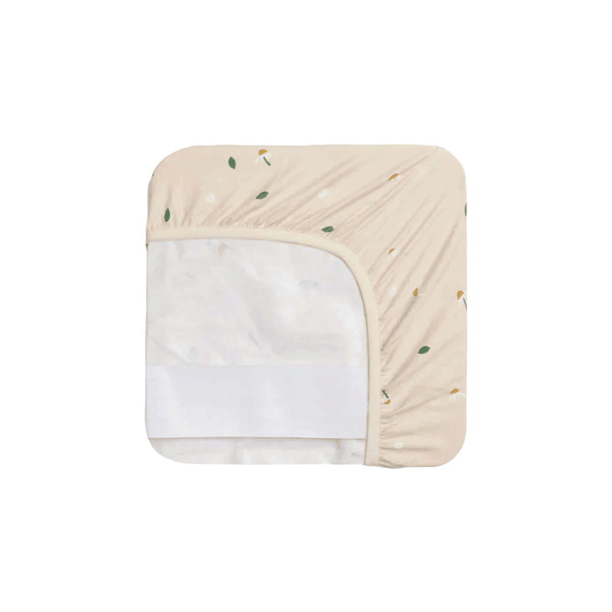 ergopouch 2-in-1 Waterproof Fitted Sheet - Bassinet - Daisy Sprinkle