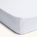 ergopouch 2-in-1 Waterproof Fitted Sheet - Cot - Midnight Stripe
