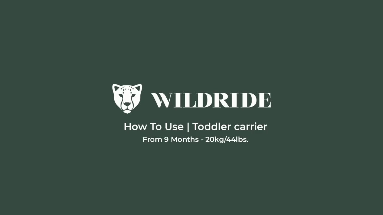 How to Use - Wildride Toddler Hip Carrier