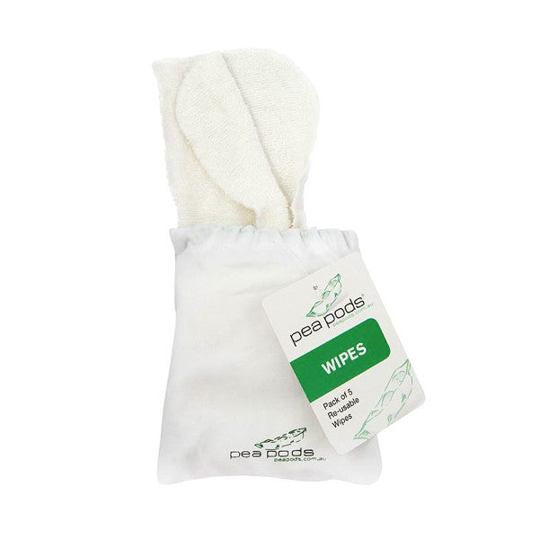 Pea Pods Reusable Wipes