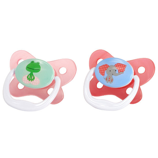 Dr Browns Prevent Pacifiers - 2 Pack Pink 6-12 Months