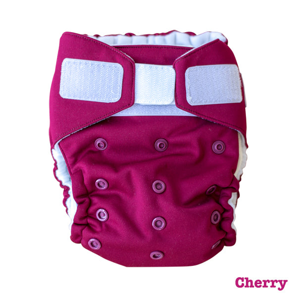 Baby BeeHinds Magic-All-in-Two Cloth Nappy - Solid Brights - Cherry