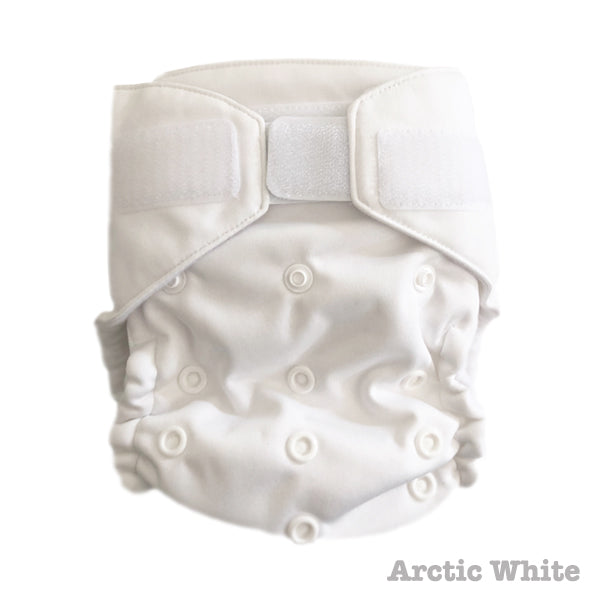 Baby BeeHinds Magic-All-in-Two Cloth Nappy - Solid Brights - Arctic White