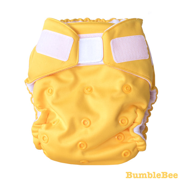 Baby BeeHinds Magic-All-in-Two Cloth Nappy - Solid Brights - BumbleBee
