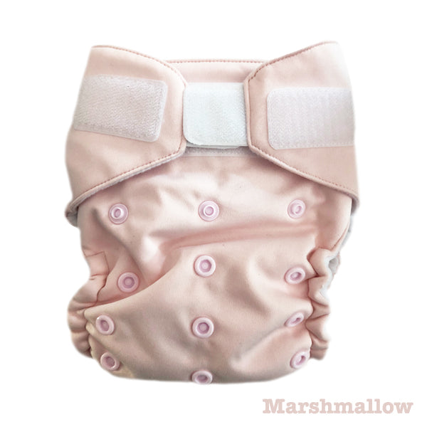 Baby BeeHinds Magic-All-in-Two Cloth Nappy - Solid Pastels - Marshmallow