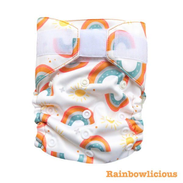 Baby BeeHinds Magicalls AI2 Cloth Nappy - Prints - Rainbowlicious