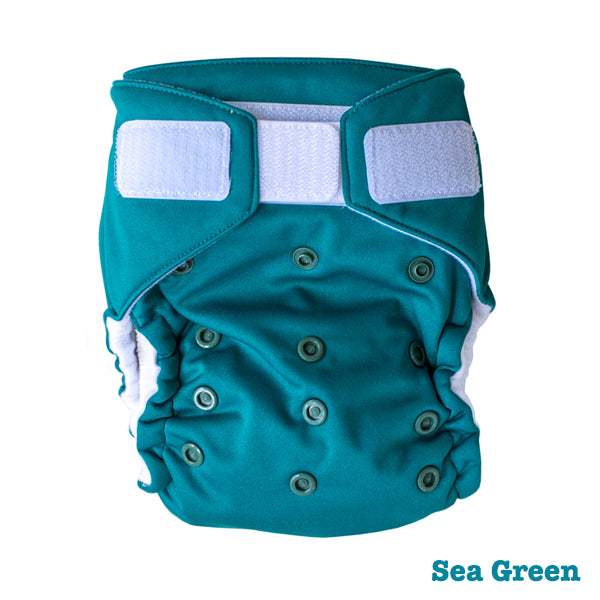 Baby BeeHinds Magic-All-in-Two Cloth Nappy - Solid Brights - Sea Green