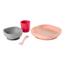 Beaba Silicone Suction Meal Set - Pink