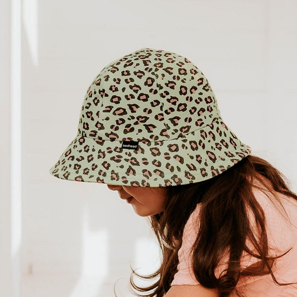 Bedhead Baby Bucket Hat with Strap - Limited Edition - Leopard