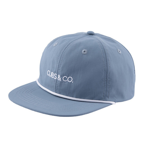 Cubs & Co. Quick Dry Nylon Snapback Hat - Blue