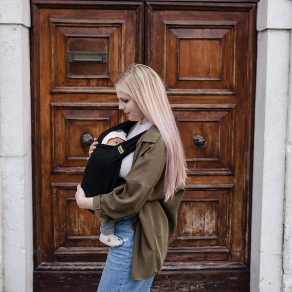 Boba Bliss Buckled Wrap Carrier - Black