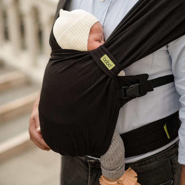 Boba Bliss Buckled Wrap Carrier - Black